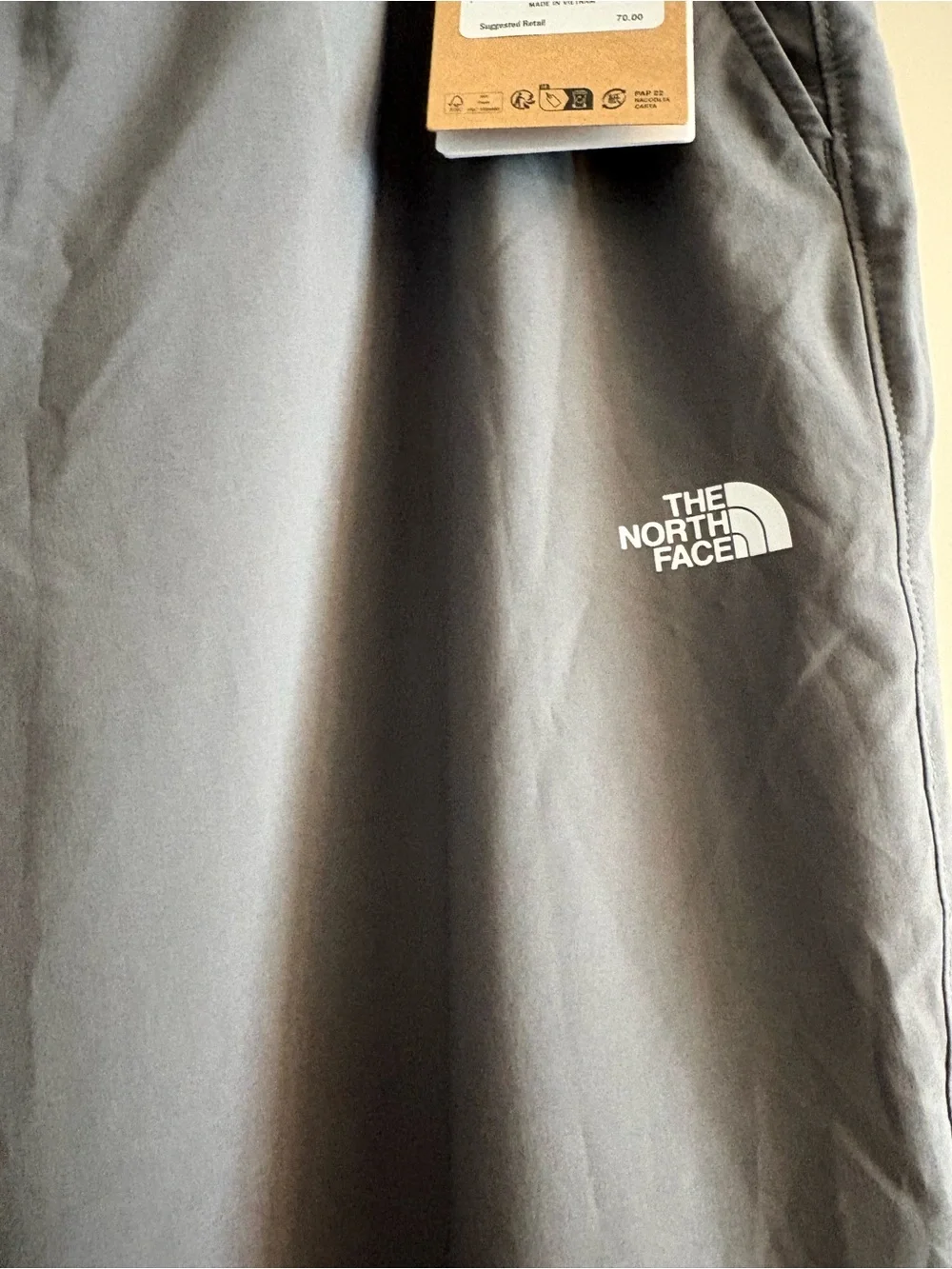 The North Face Men's Light Grey Jogger Sweatpants